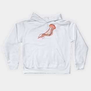 Jellyfish Sketch Kids Hoodie